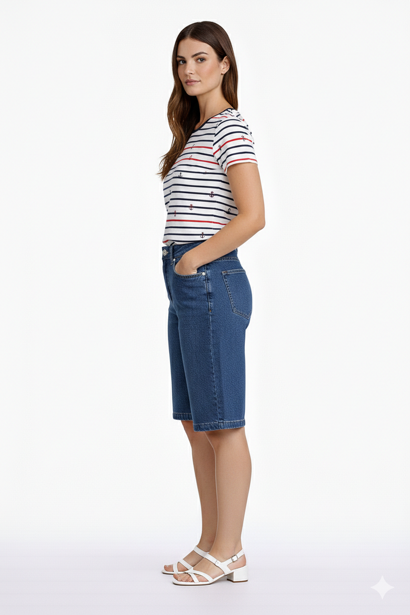 Premium Denim Bermuda Short