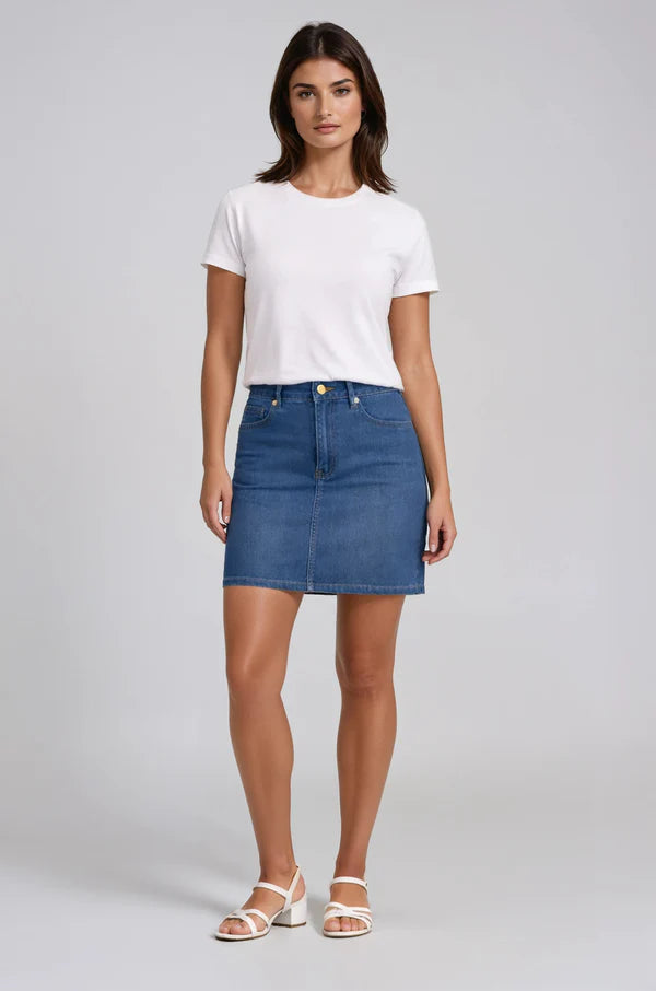 Premium Denim Skort - Suttles & Seawinds