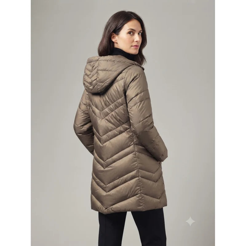Phillipa 3/4 Length Light Down Coat