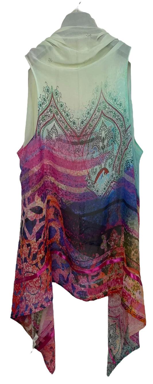 SHEER SILK VESATILE VEST