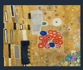 KLIMT RED TRIANGLE EARRING