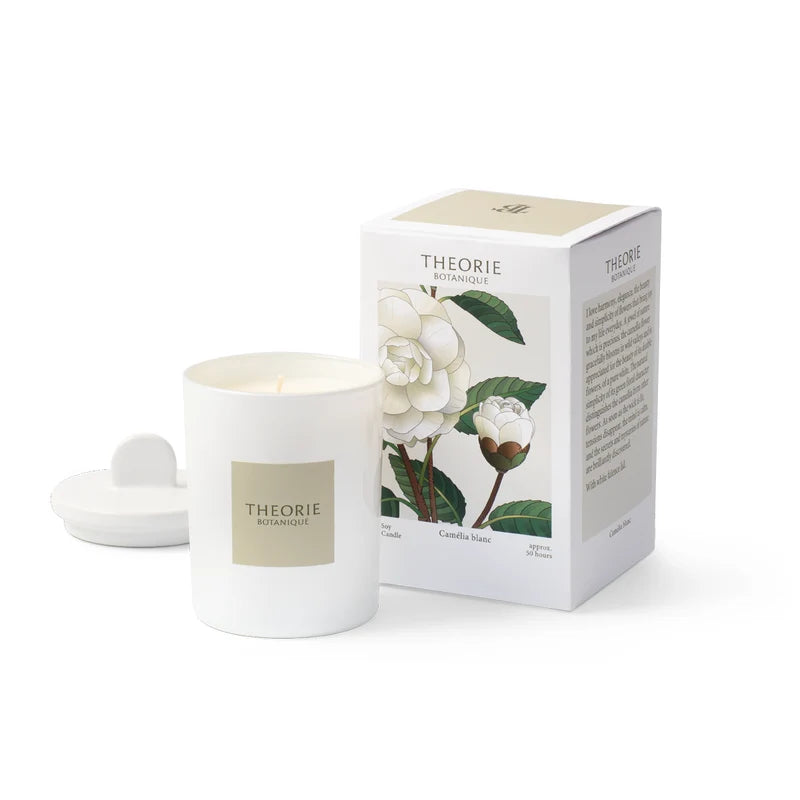 THERORIE- WHITE CAMELIA 50 HOUR CANDLE