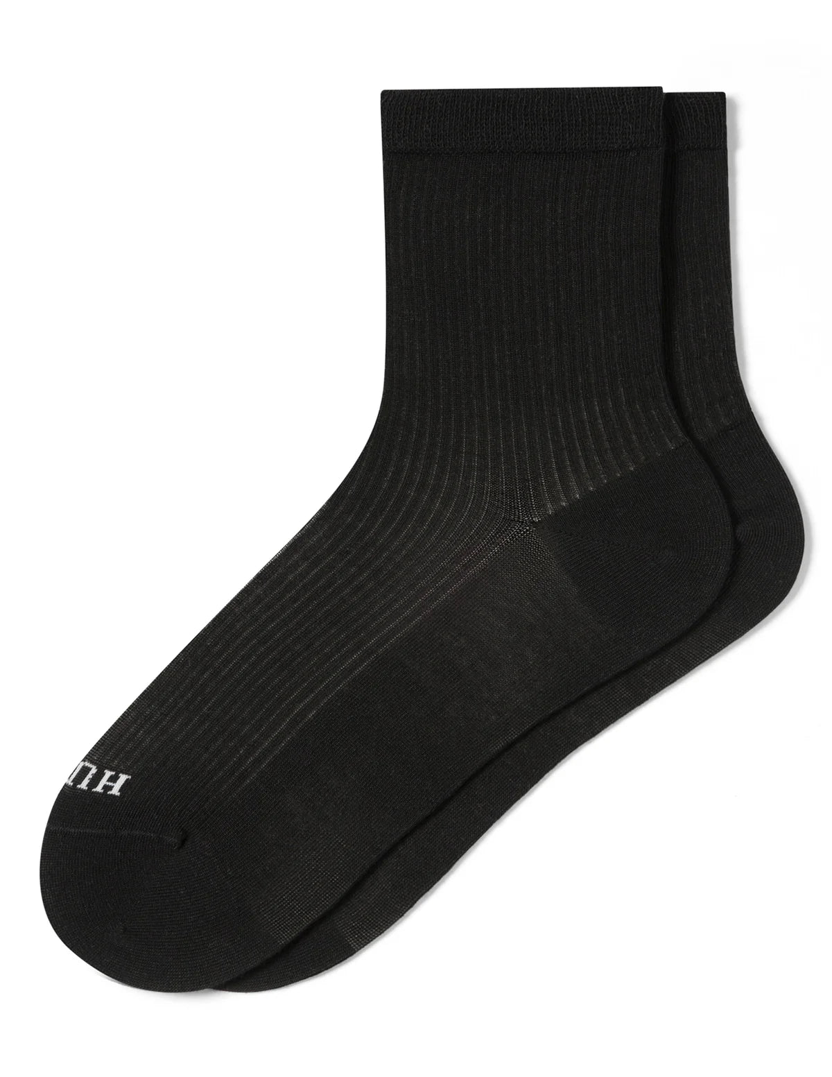 SILK BLEND SHEER RIB ANKLET