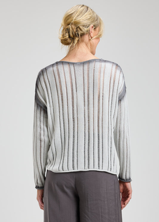 OVERDYE LACY KNIT SWEATER