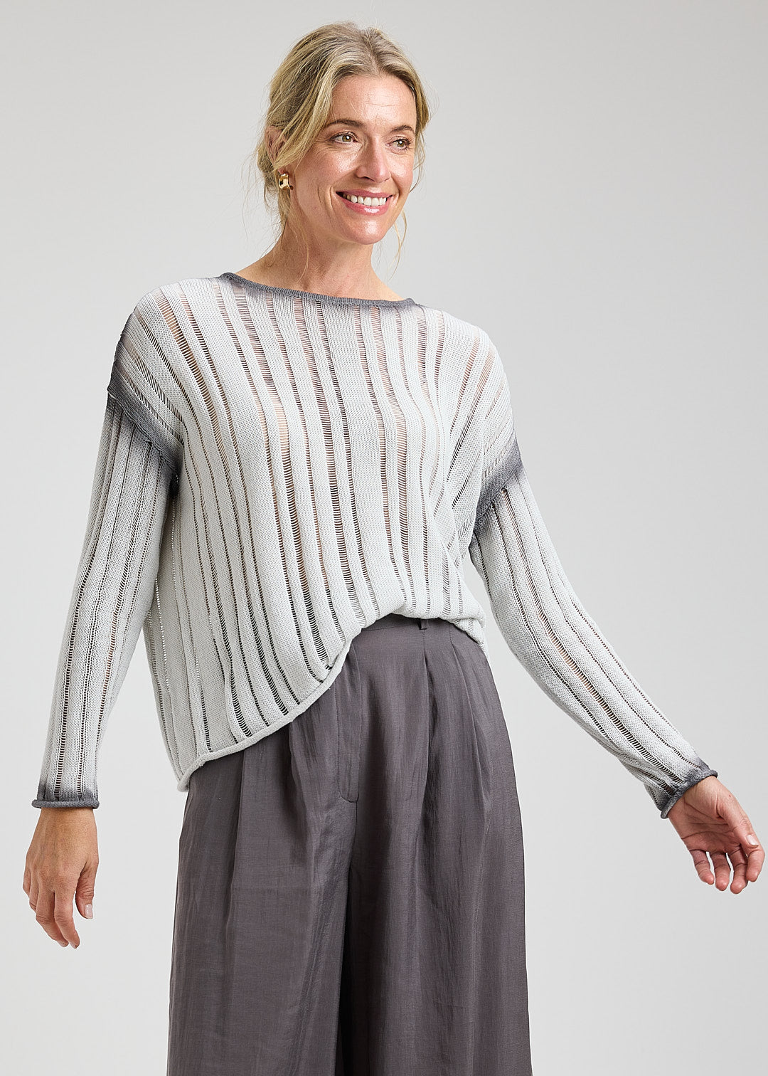 Overdye Lacy Knit Sweater