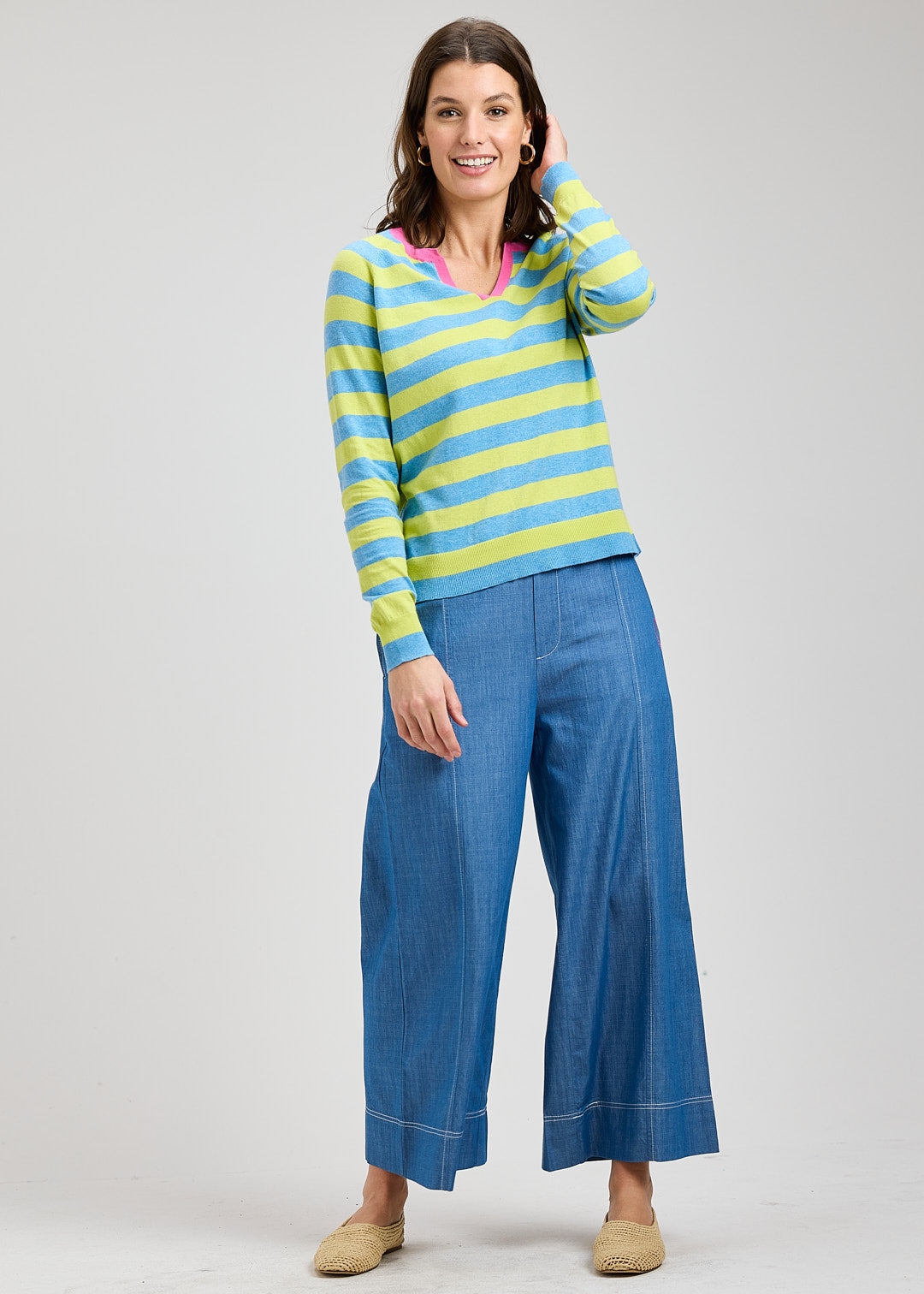 Ankle Length Denim Pant