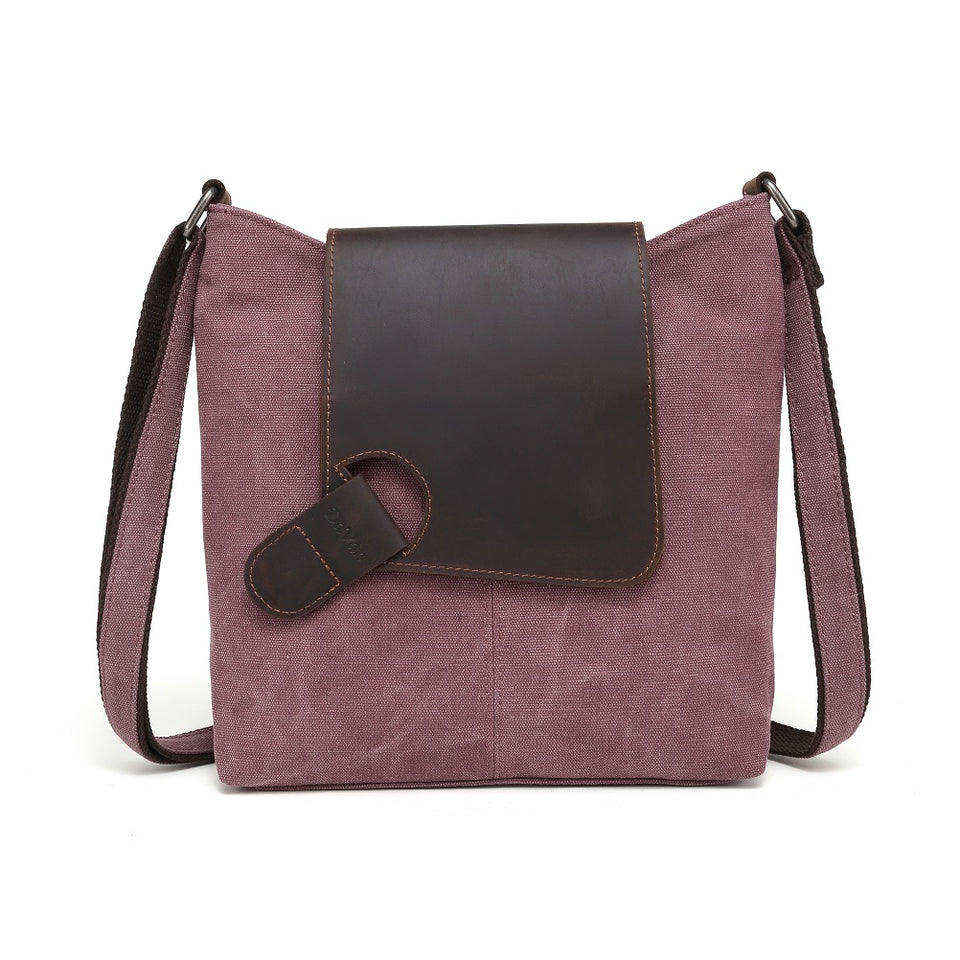 Sable Canvas Shoulder Bag