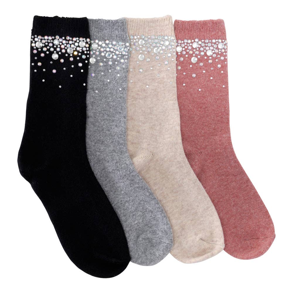 Crystal Cashmere Crew Sock - Suttles & Seawinds