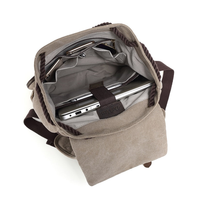 DAVAN - TERRY CANVAS BACKPACK