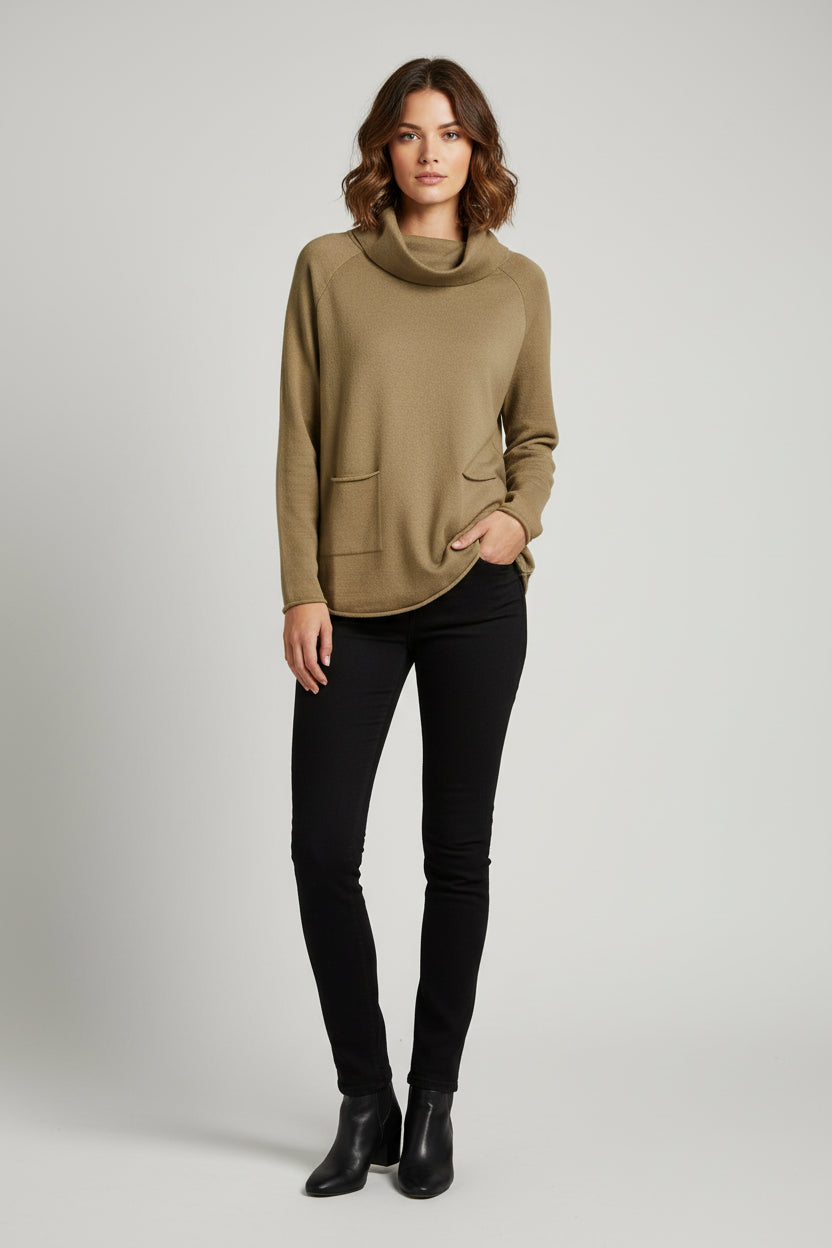 Cowl Neck Sweater