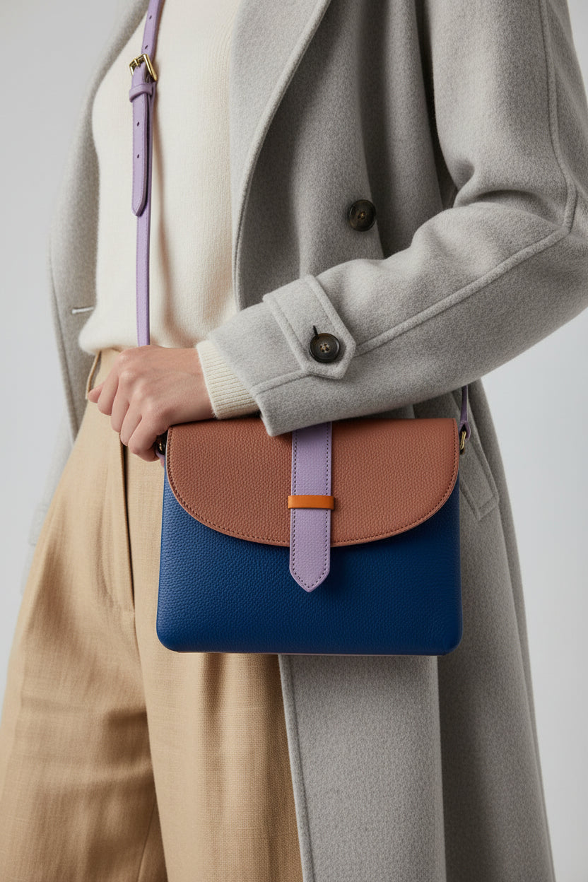 Saddle Print Crossbody Bag