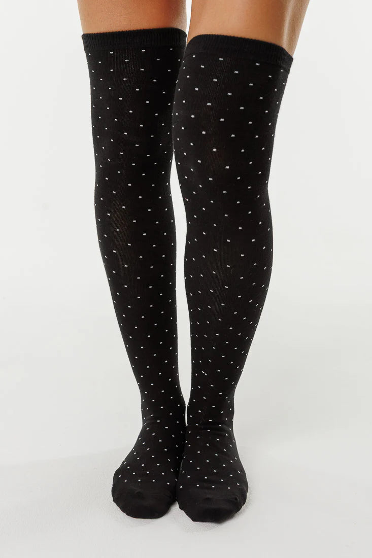 LIM LIM - KNEE HIGH POLKA DOT SOCKS