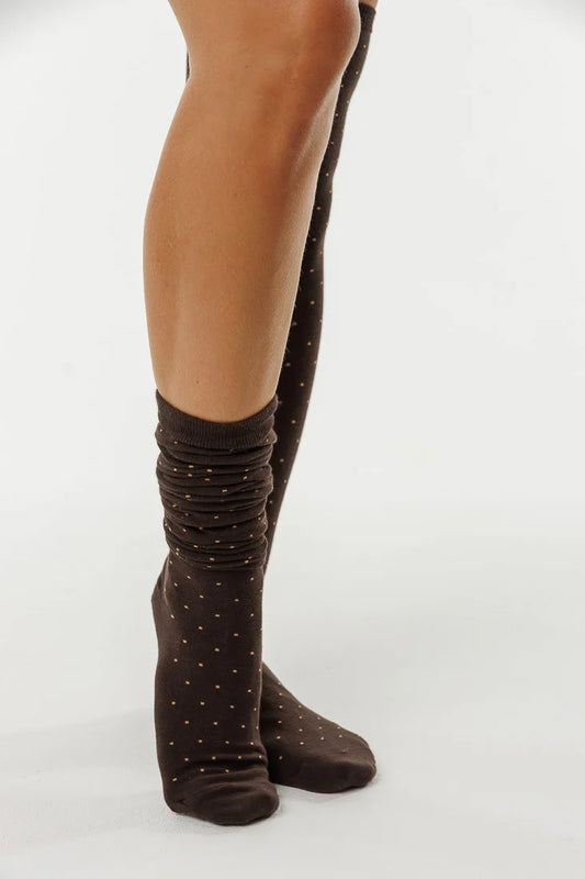 LIM LIM - KNEE HIGH POLKA DOT SOCKS