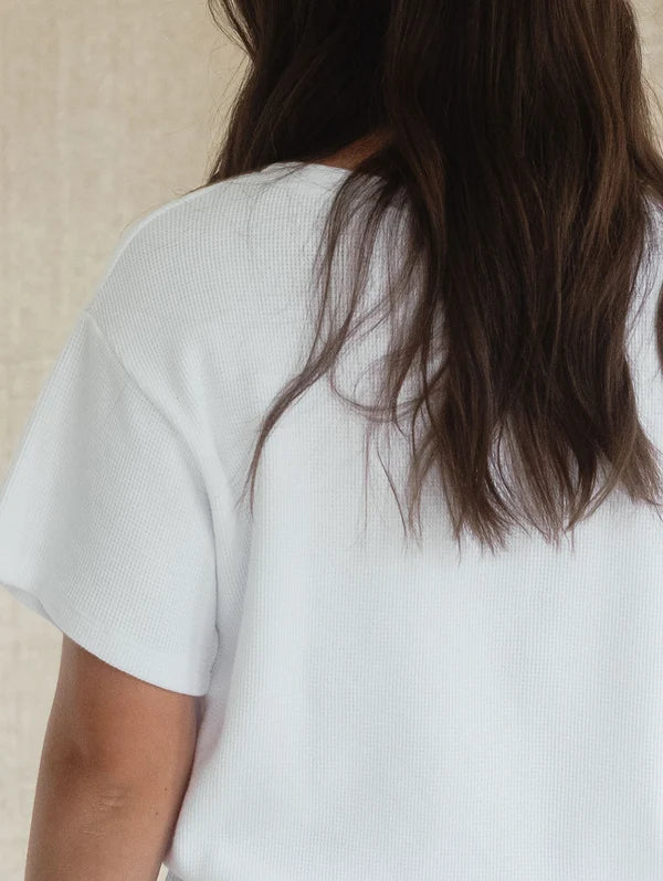 Tide Tee in Waffle fabric