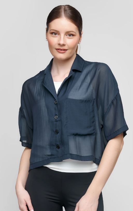 UCHUU - SILK SHORT SHIRT