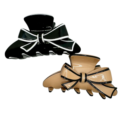 Chloe Acetate Bow Clip - Suttles & Seawinds
