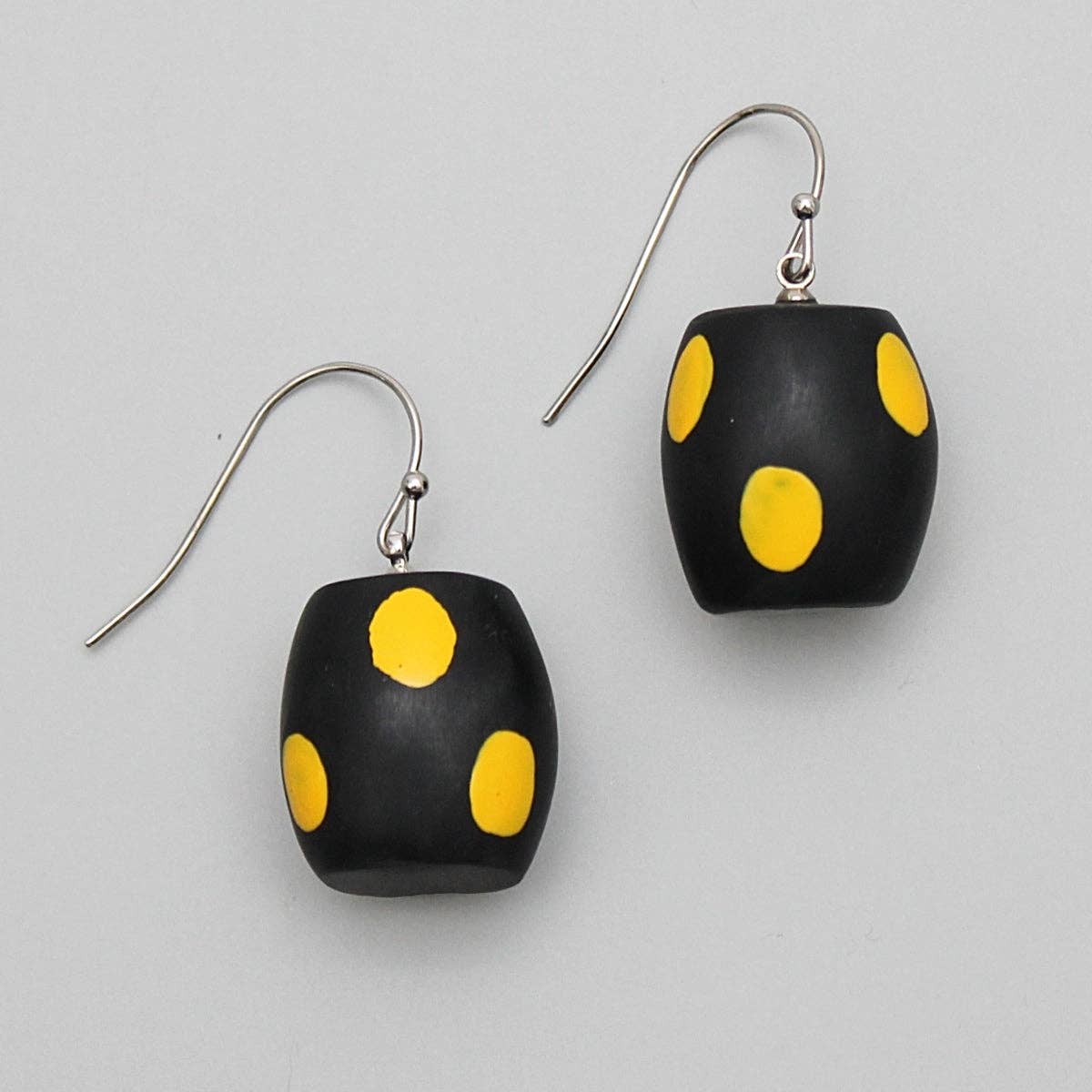 Sylca Designs - Black/Yellow Lyla Earrings
