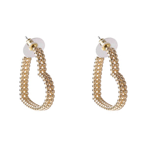 MERX - CHAIN HEART  EARRING