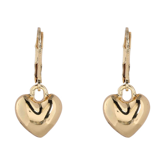 MERX - EARRING HEARTS OF GOLD FEATURING FRENCH HOOK