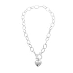Load image into Gallery viewer, MERX - CHAIN &amp; HEART NECKLACE
