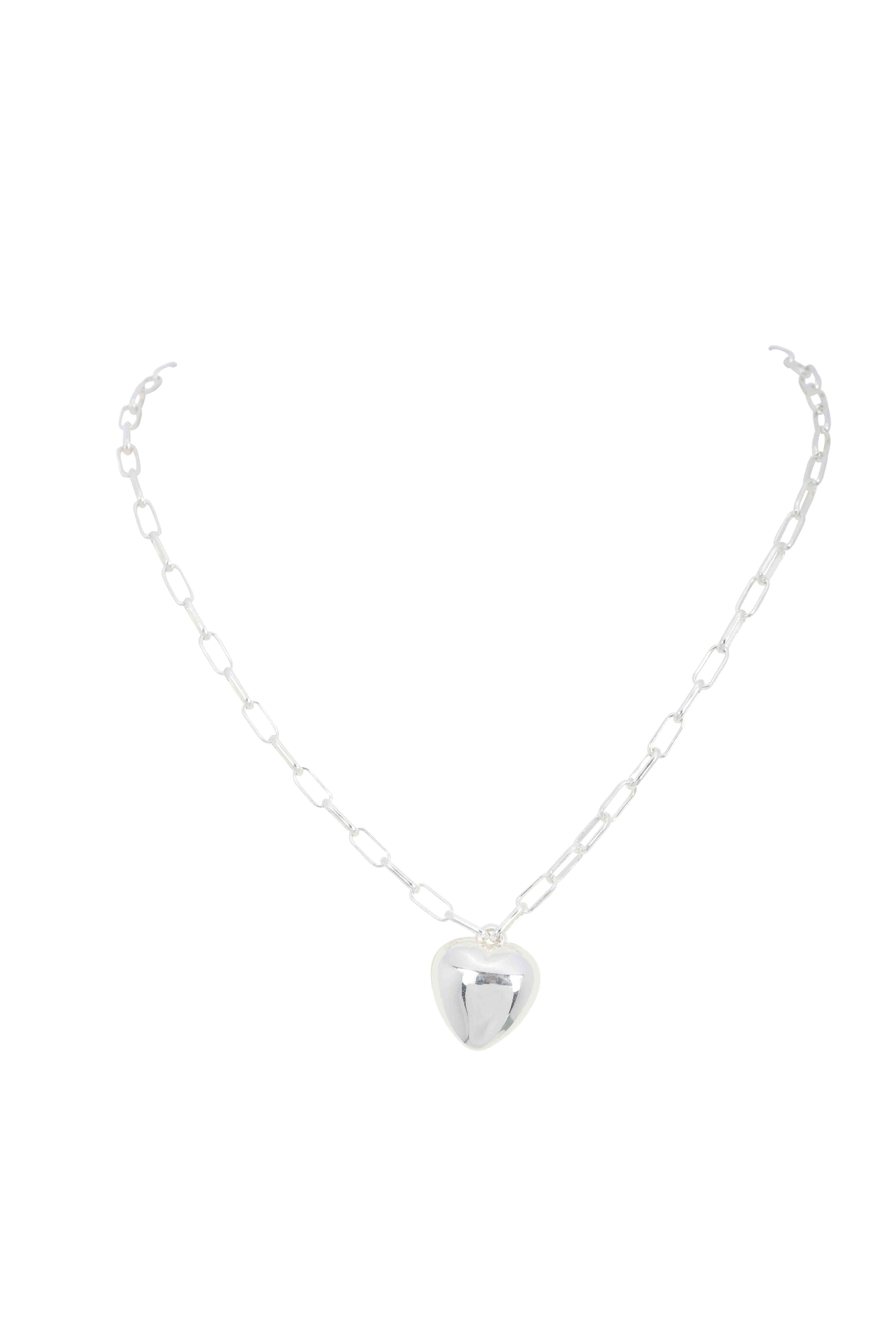 MERX -  HEART NECKLACE SHINY