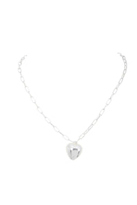 MERX -  HEART NECKLACE SHINY