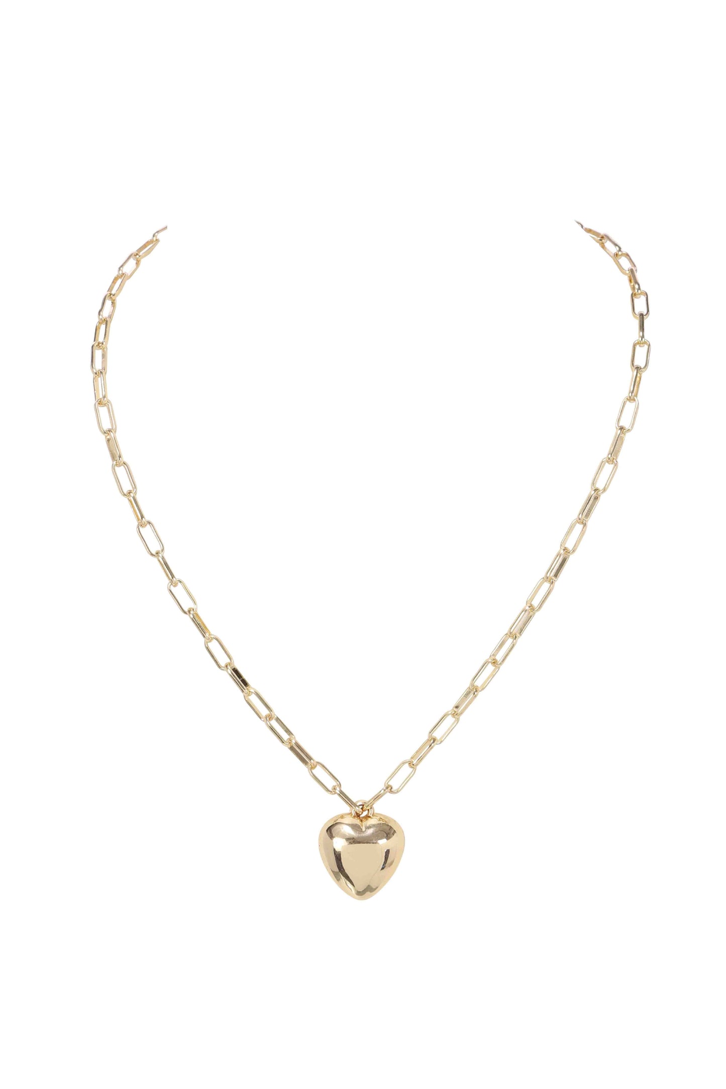 MERX -  HEART NECKLACE SHINY