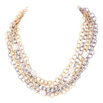 Load image into Gallery viewer, MERX - CHAIN NECKLACE MATT W/PEARLS
