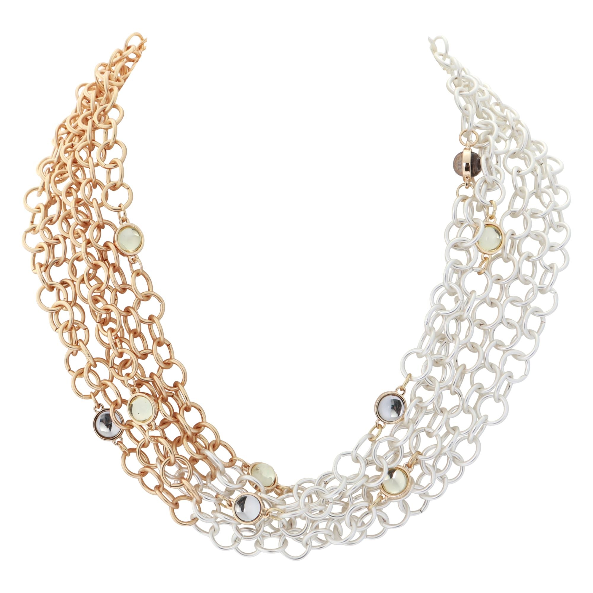MERX -  YING AND YANG IMAGE CHAIN NECKLACE