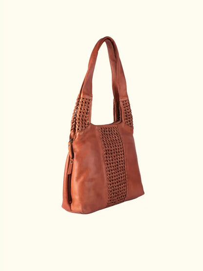 ADELA - Washed Leather Tote Bag