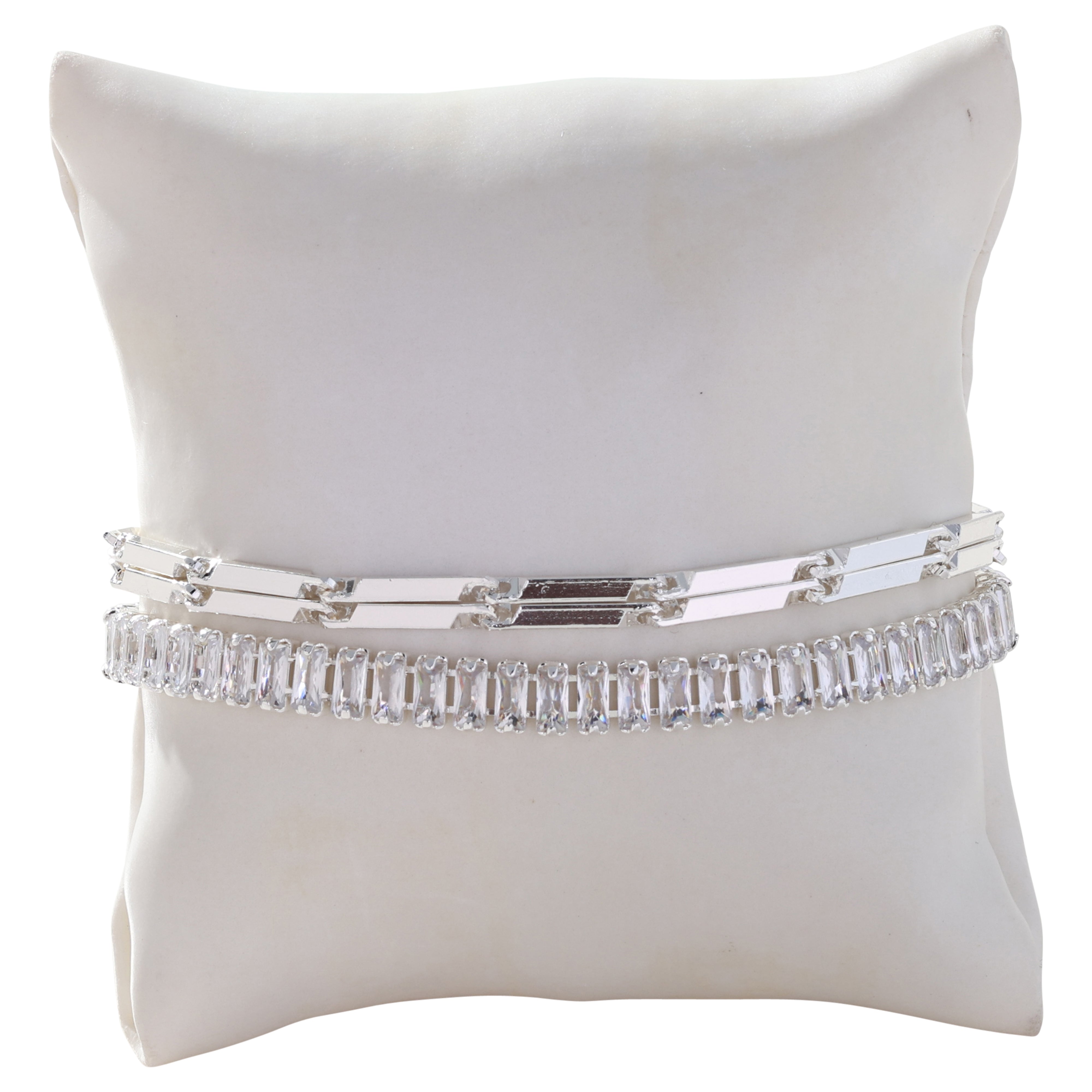 MERX - LAYERED BRACELET FEATURING CRYSTALS AND BEADS
