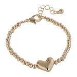 Load image into Gallery viewer, MERX - BEAD BRACELET WITH HEART CHARM
