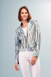 INSIGHT NY - VEGAN PRINTED SHORT JACKET