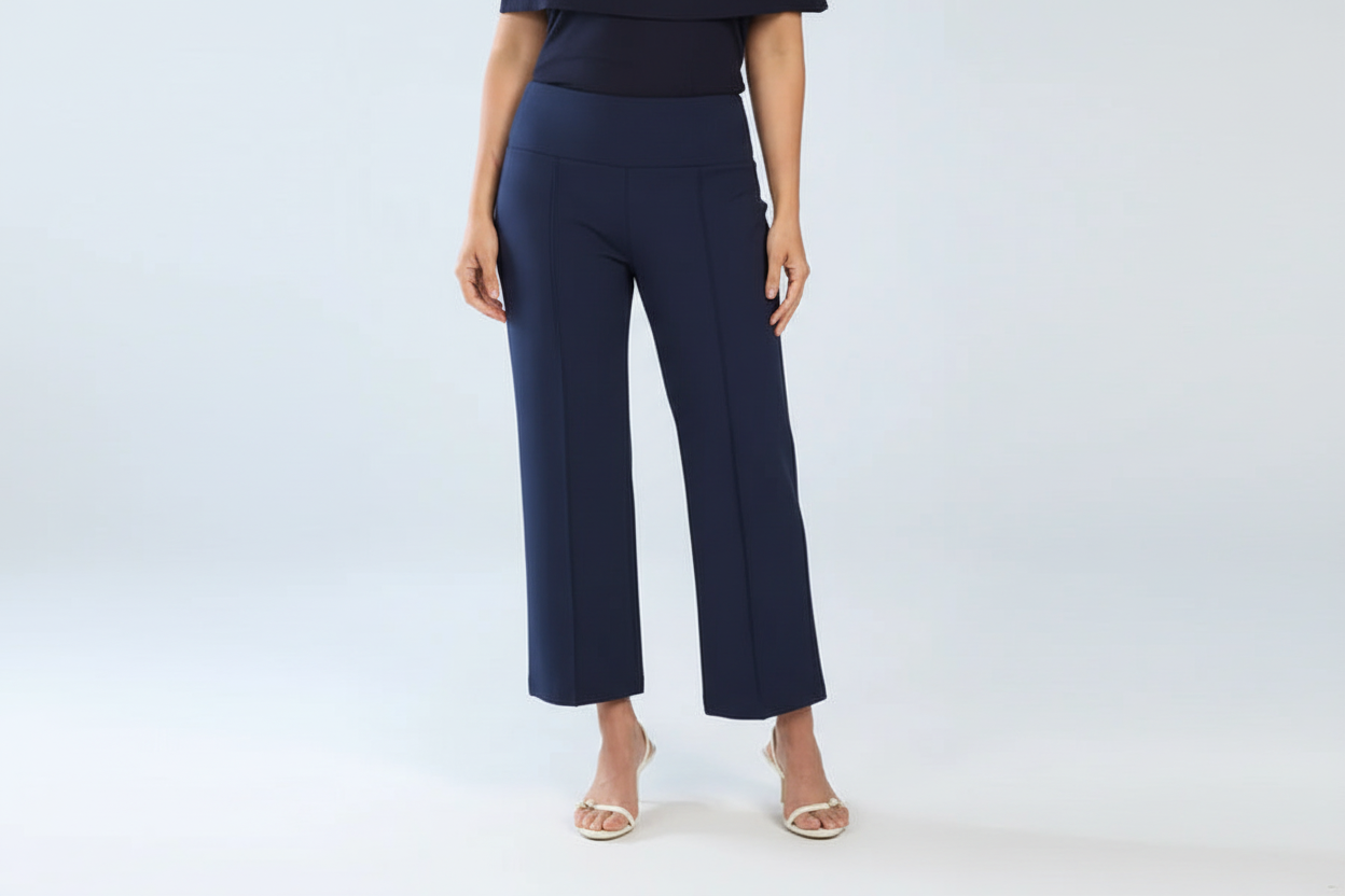 Crop Wide Leg Slip on Pant