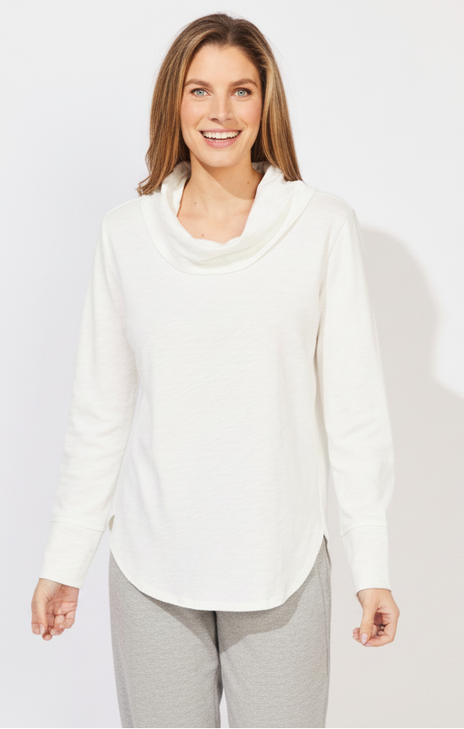 Escape by Habitat Hi Lo Cowl with draped neckline