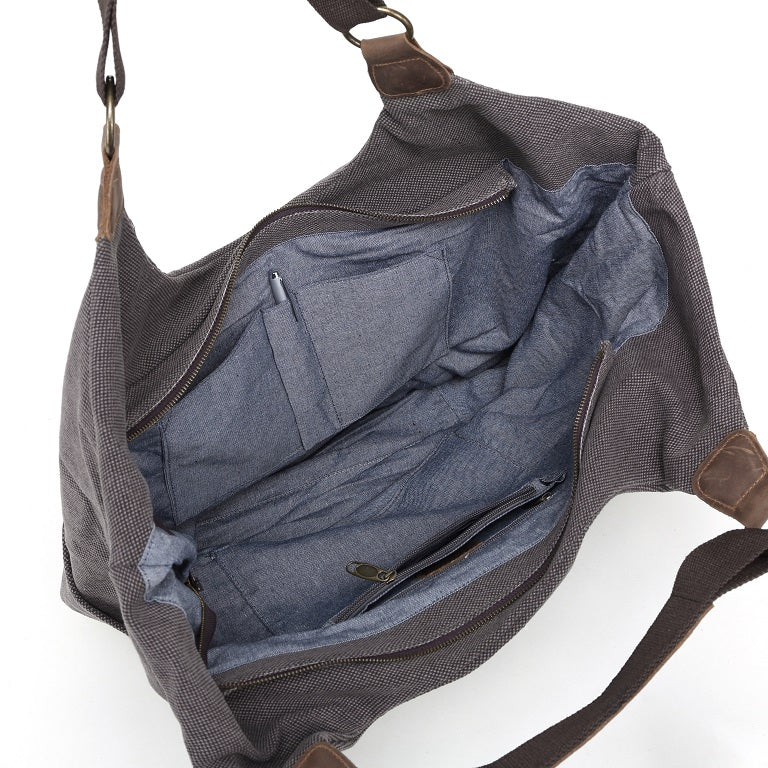 DAVAN - WELLAND  LINEN  CANVAS BAG