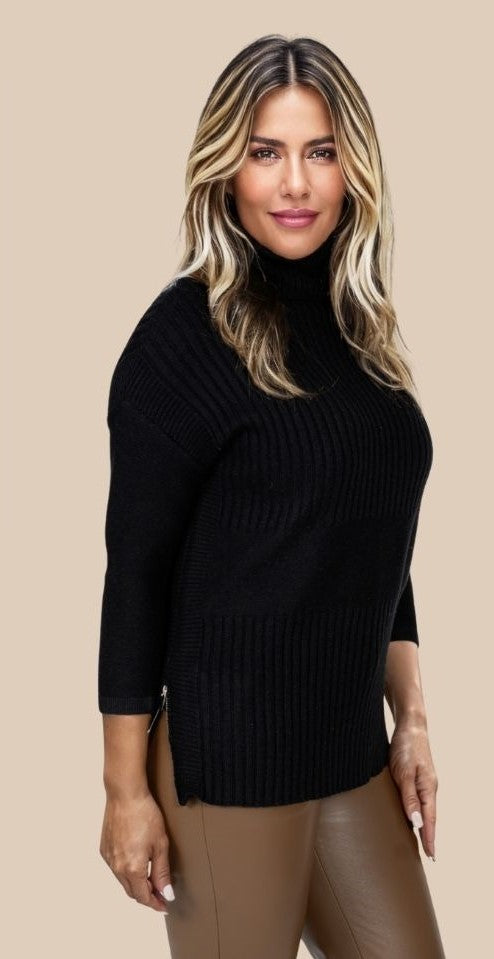 GG JEANS - ZIP SIDE SWEATER