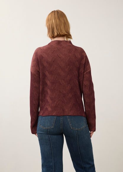 Long Sleeve Funnel Neck