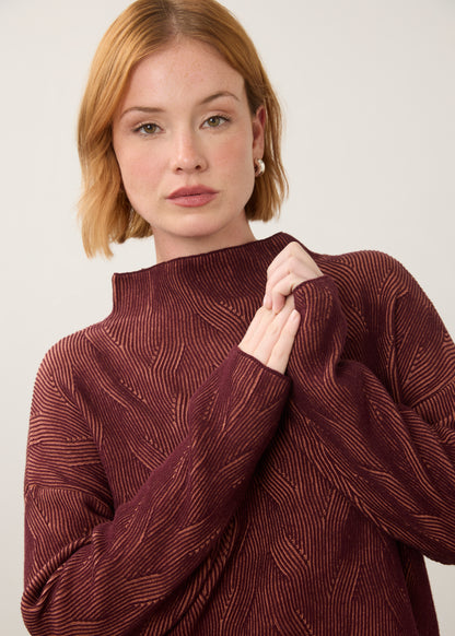 Long Sleeve Funnel Neck
