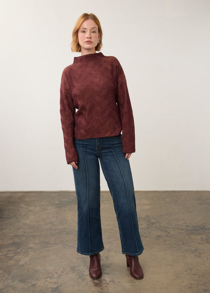 Long Sleeve Funnel Neck