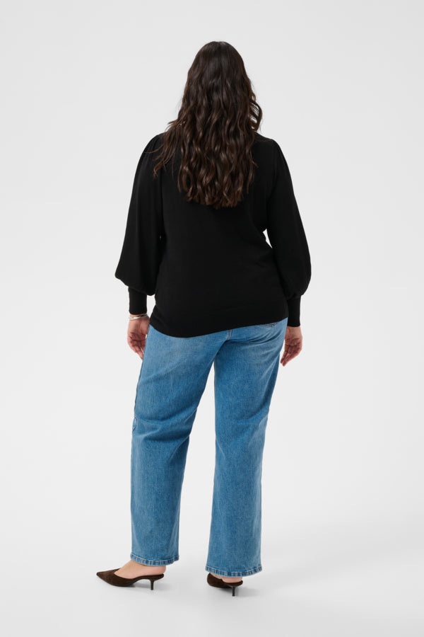 Lizzy Round Neck Pullover Buttons
