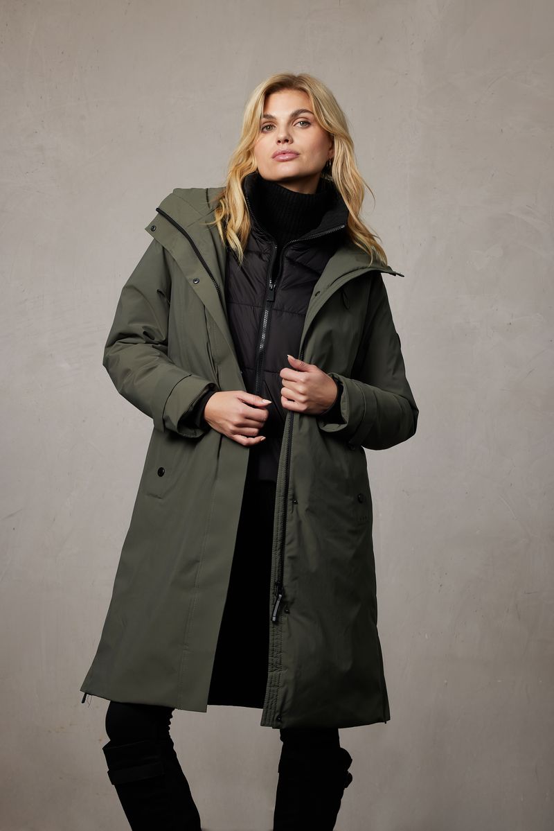 JUNGE - DOULBLE ZIP HOODED