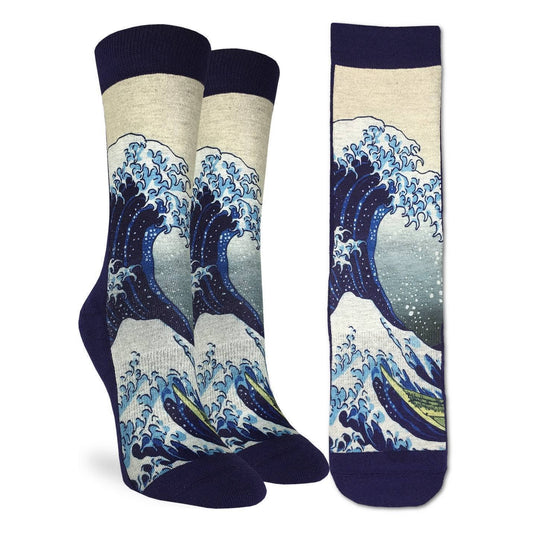 Good Luck Sock - Women's The Great Wave off Kanagawa, Art Socks