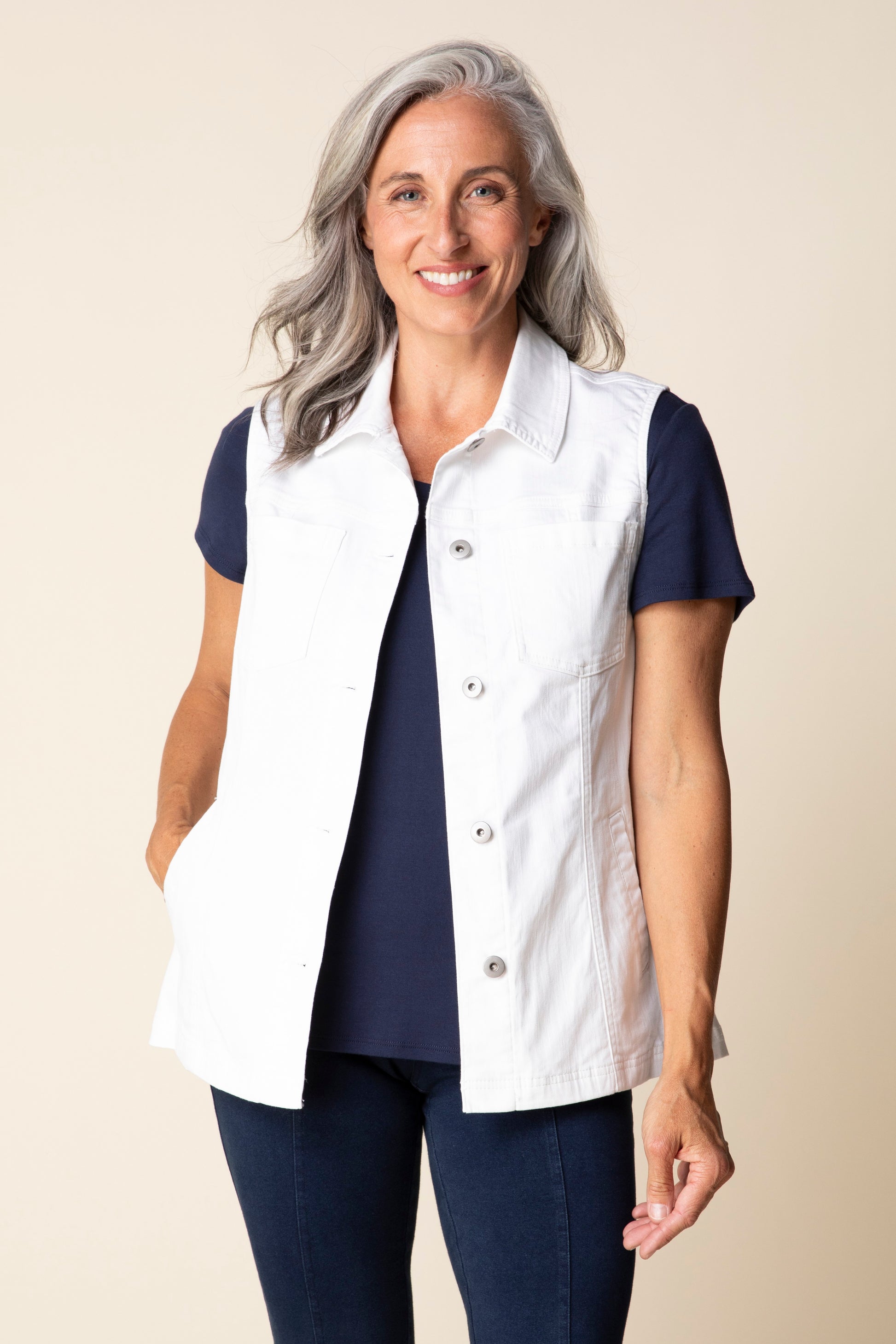Denim Vest - Suttles & Seawinds