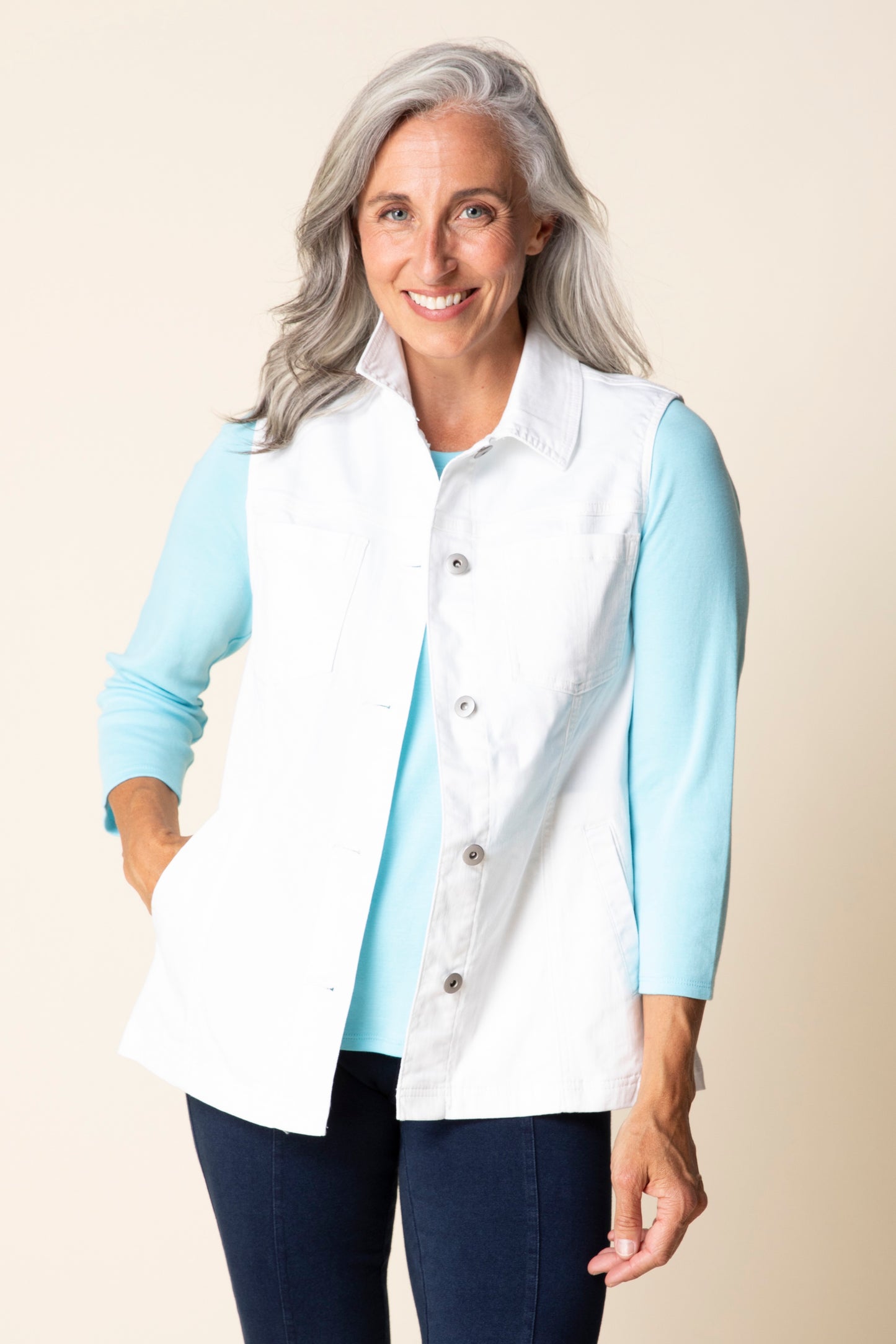 Denim Vest - Suttles & Seawinds