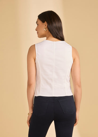 Button Front Vest - Suttles & Seawinds