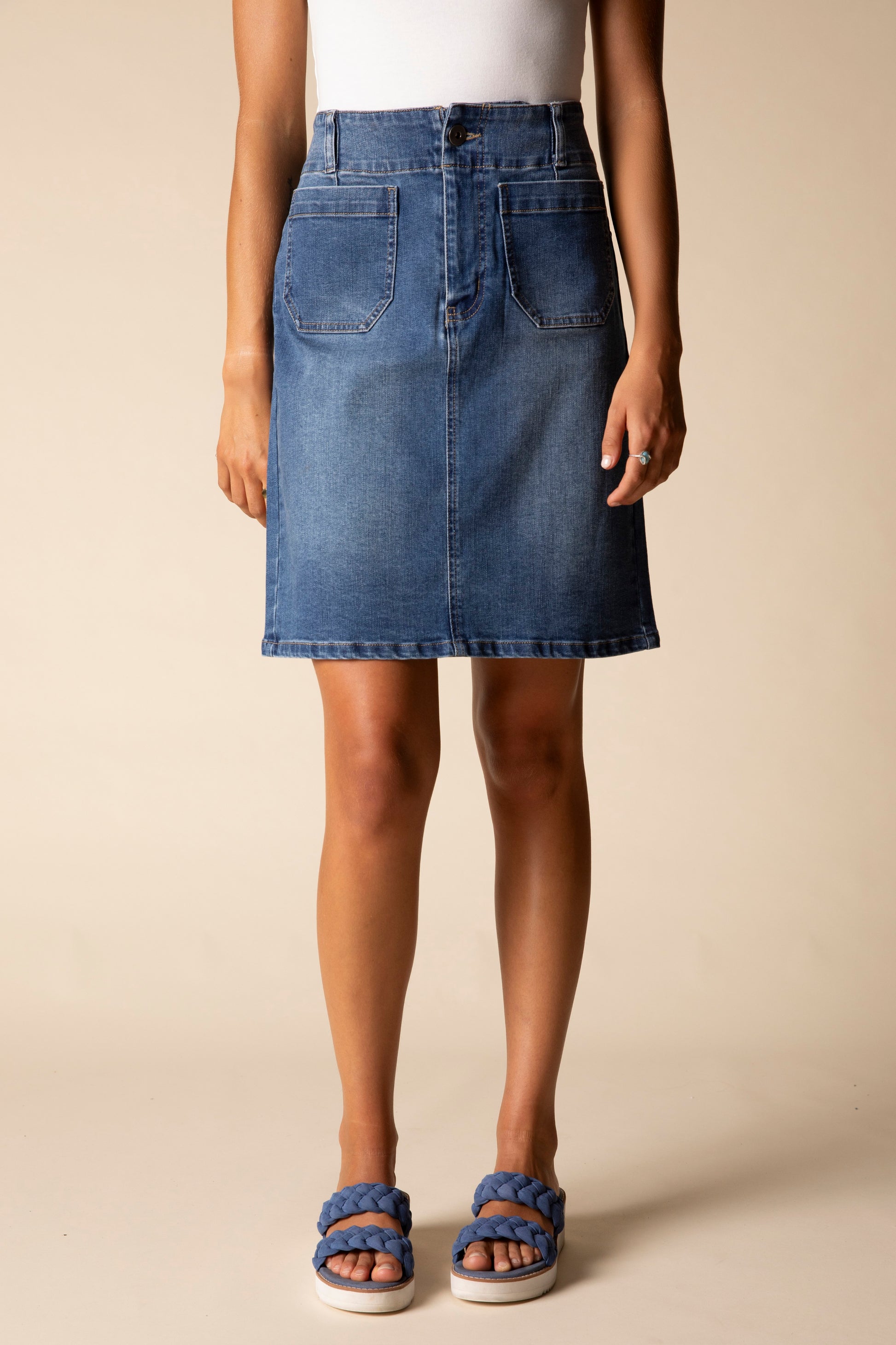 Easy Straight Skirt - Suttles & Seawinds