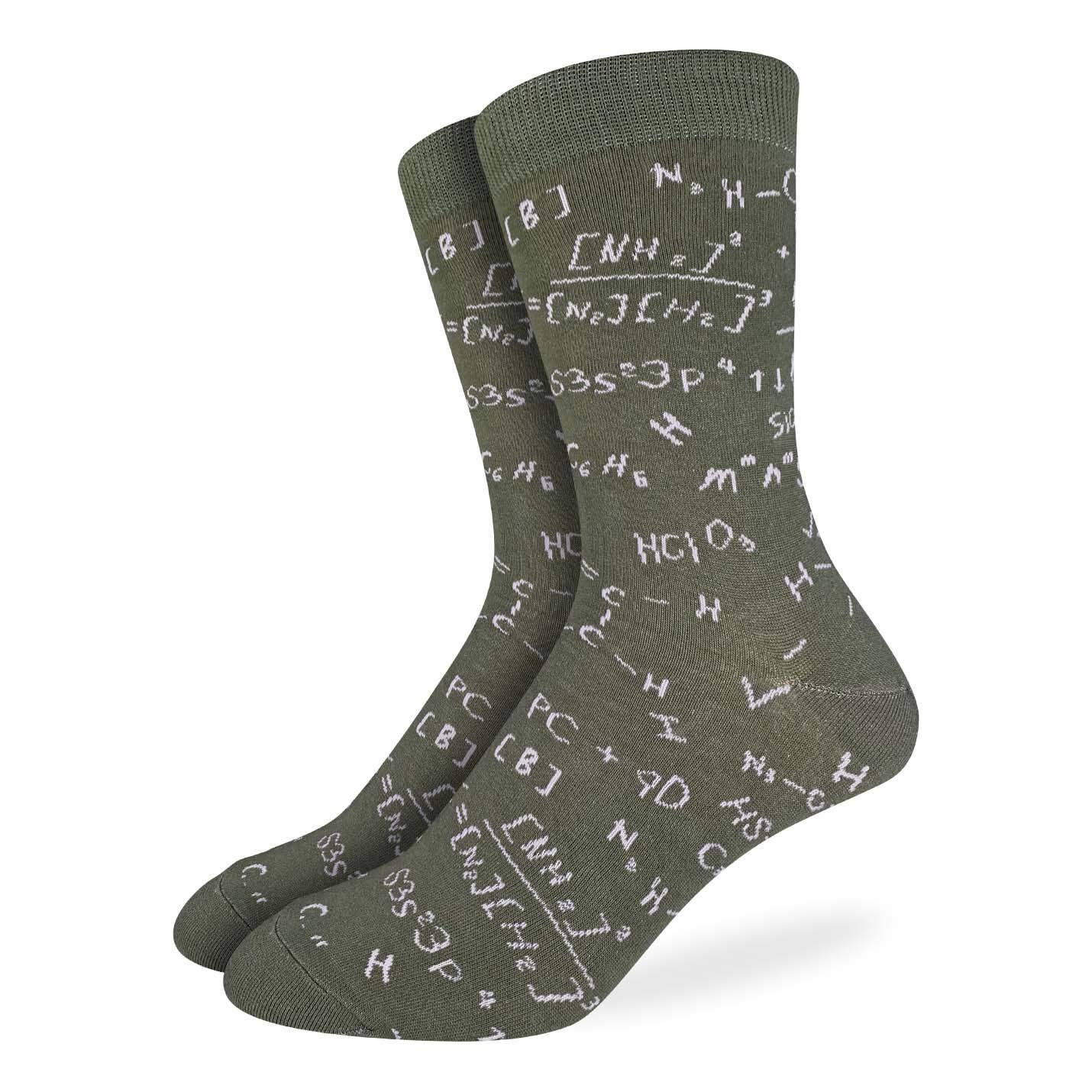 Men's Chemistry Formulas Socks - Suttles & Seawinds