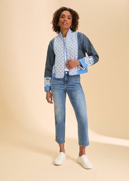 Reversible Quilted Chambray Jacket - Suttles & Seawinds