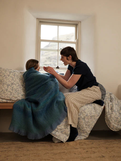 FOXFORD - WILD ATLANTIC MOHAIR THROW